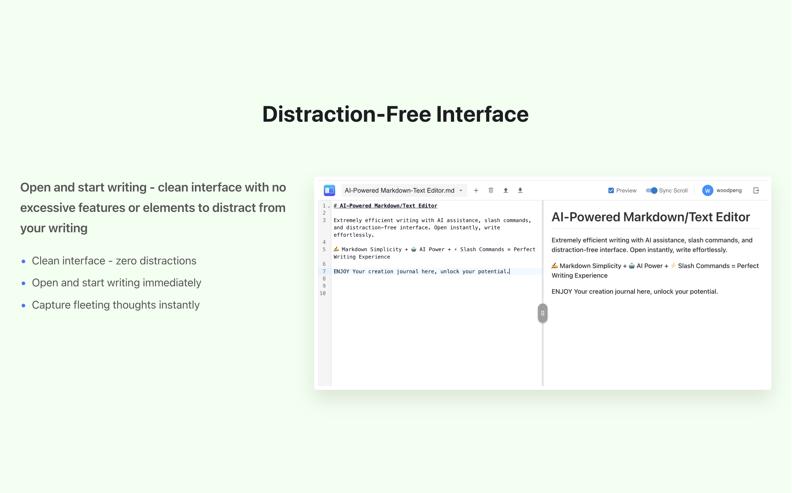 FunBlocks AI Markdown Editor  screenshot 2