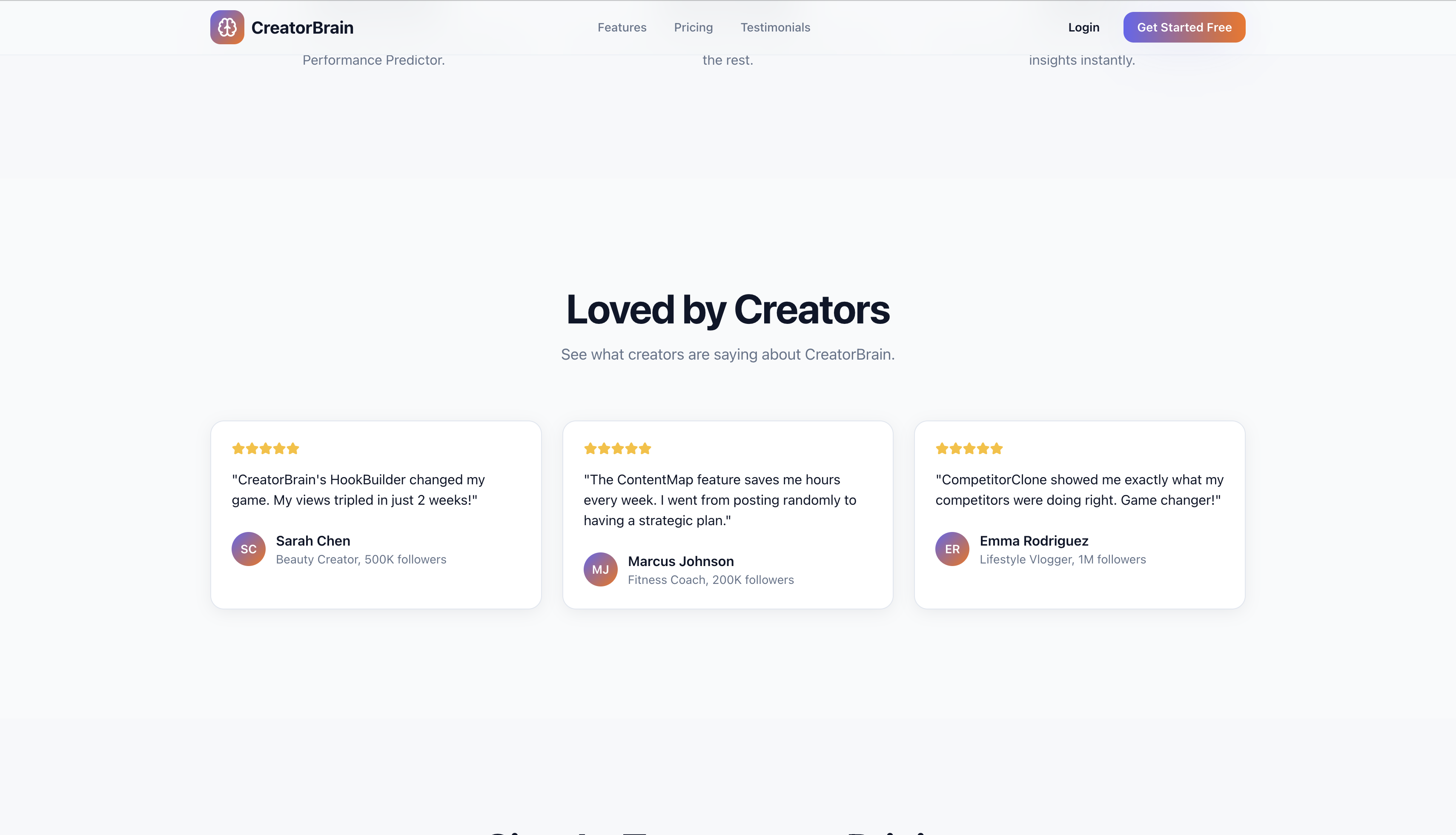 CreatorBrain screenshot 4