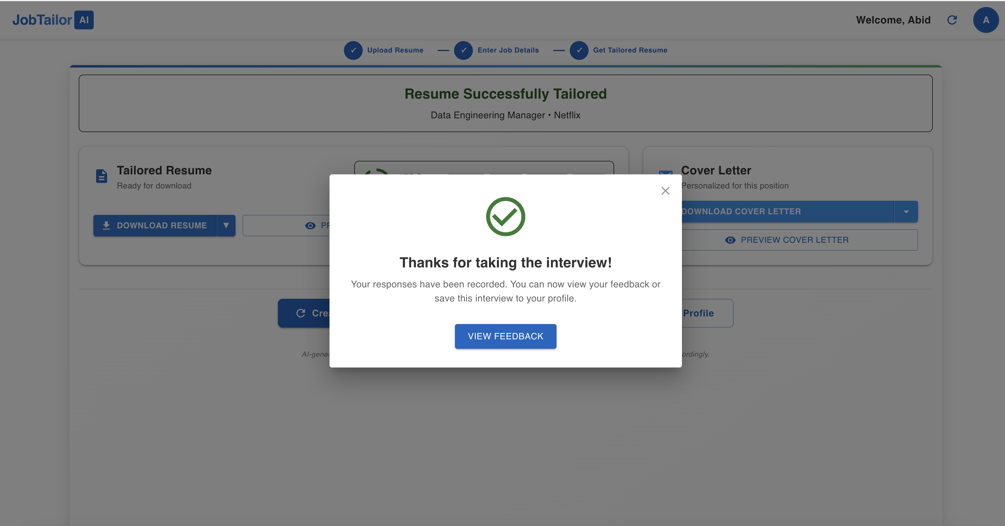 JobTailorAI screenshot 6