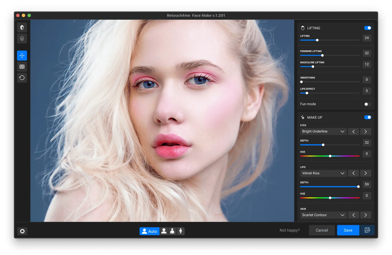 Retouch4me Face Make screenshot 2
