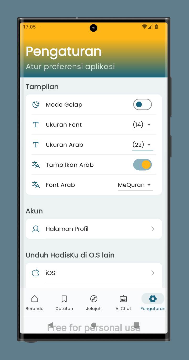 HadisKu screenshot 2