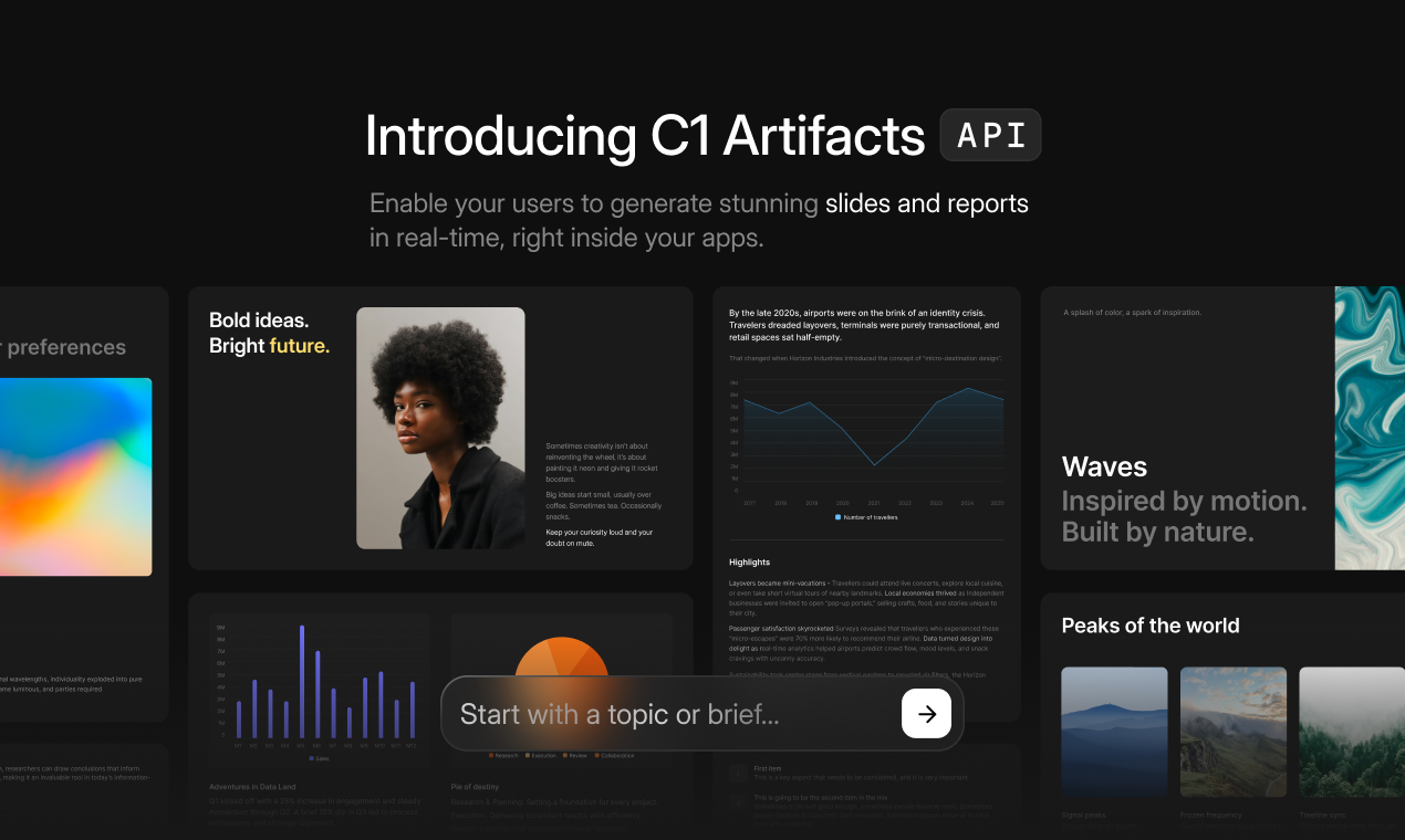 C1 Artifacts API screenshot 1