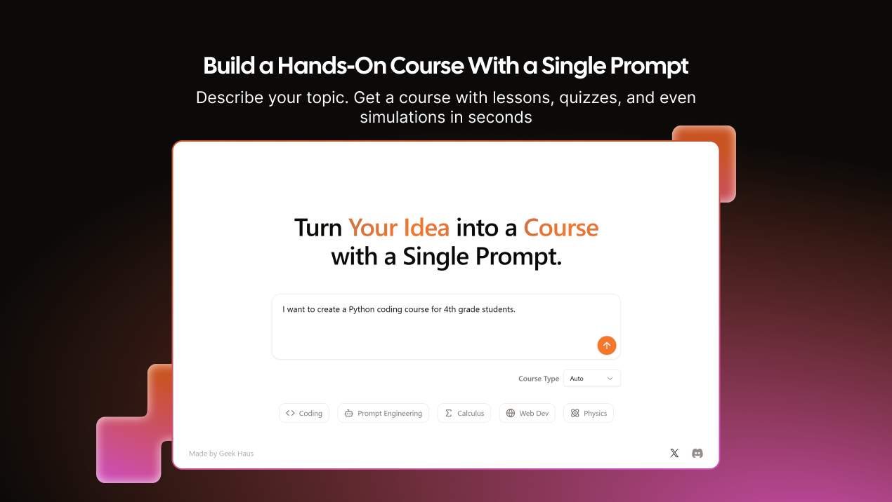 TutorFlow | AI-Powered Course Creation screenshot 1