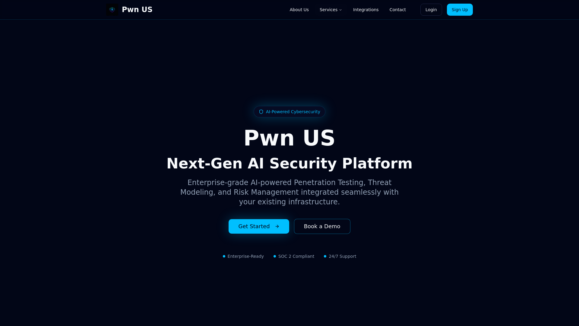 Pwn US - AI Powered Penetration Testing screenshot 1