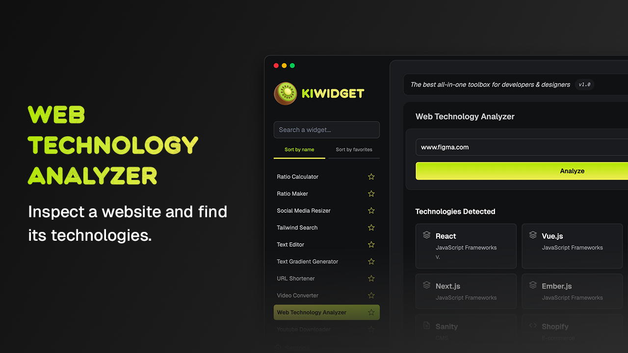 Kiwidget screenshot 5