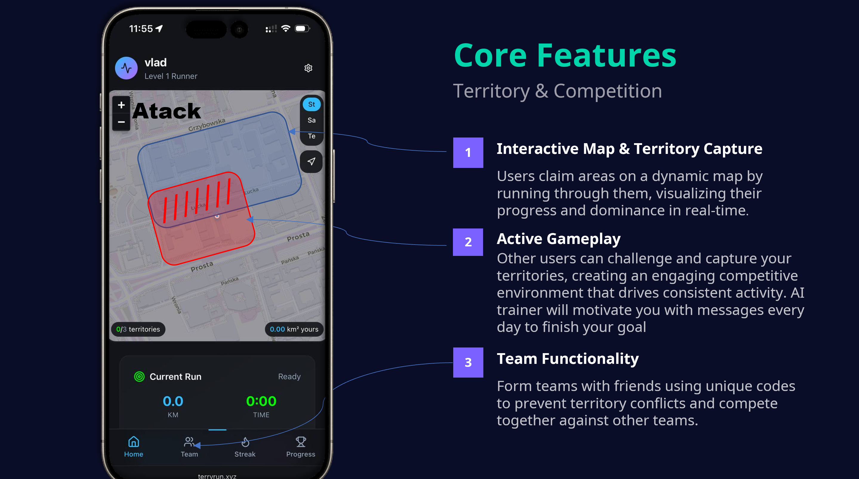 TerriRun screenshot 2