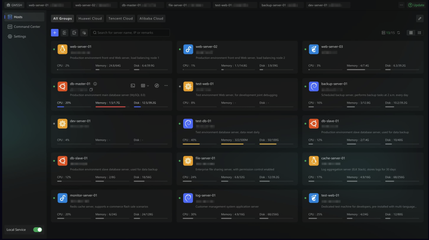 GMSSH  AI Terminal screenshot 2