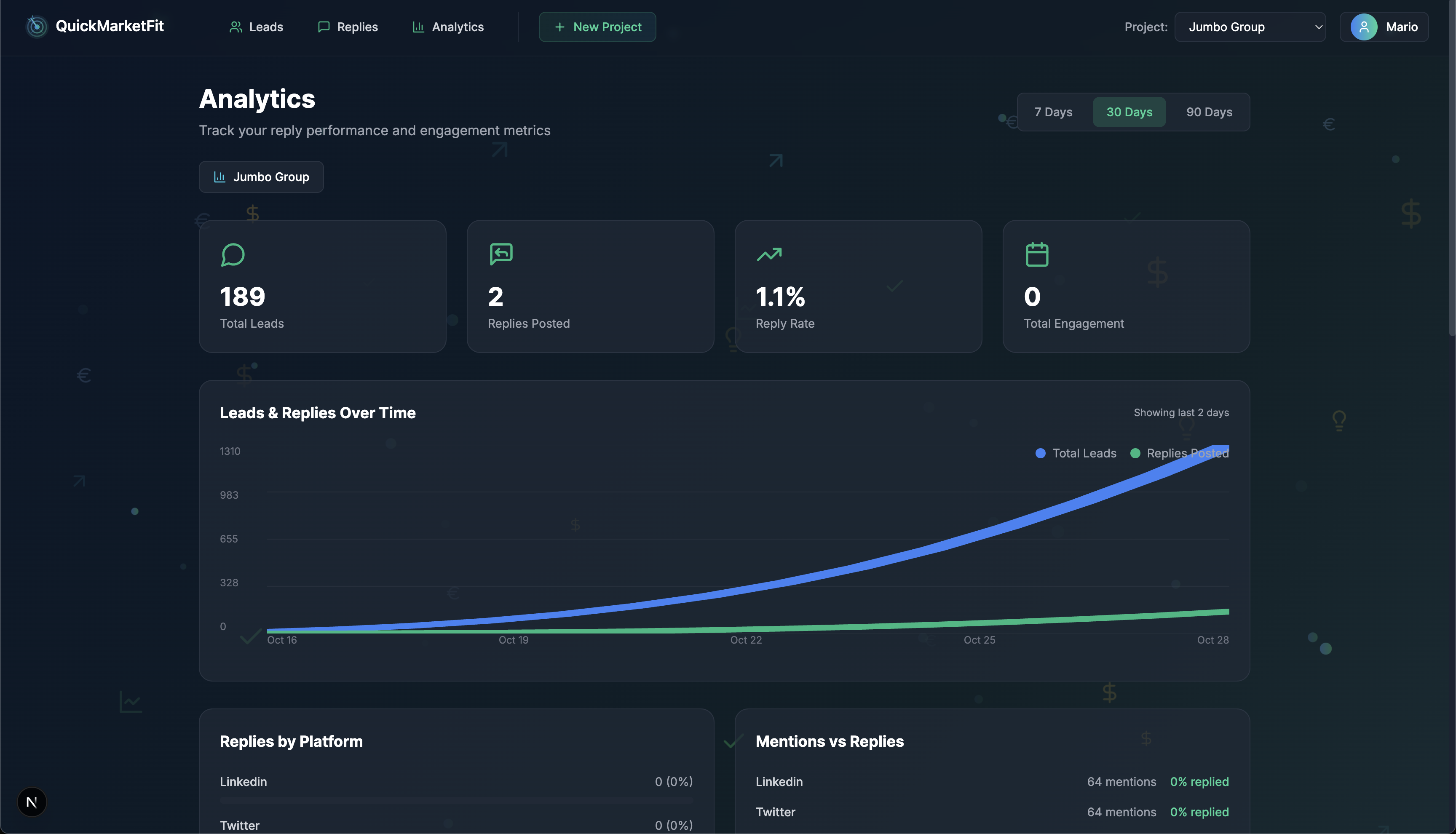 QuickMarketFit screenshot 2