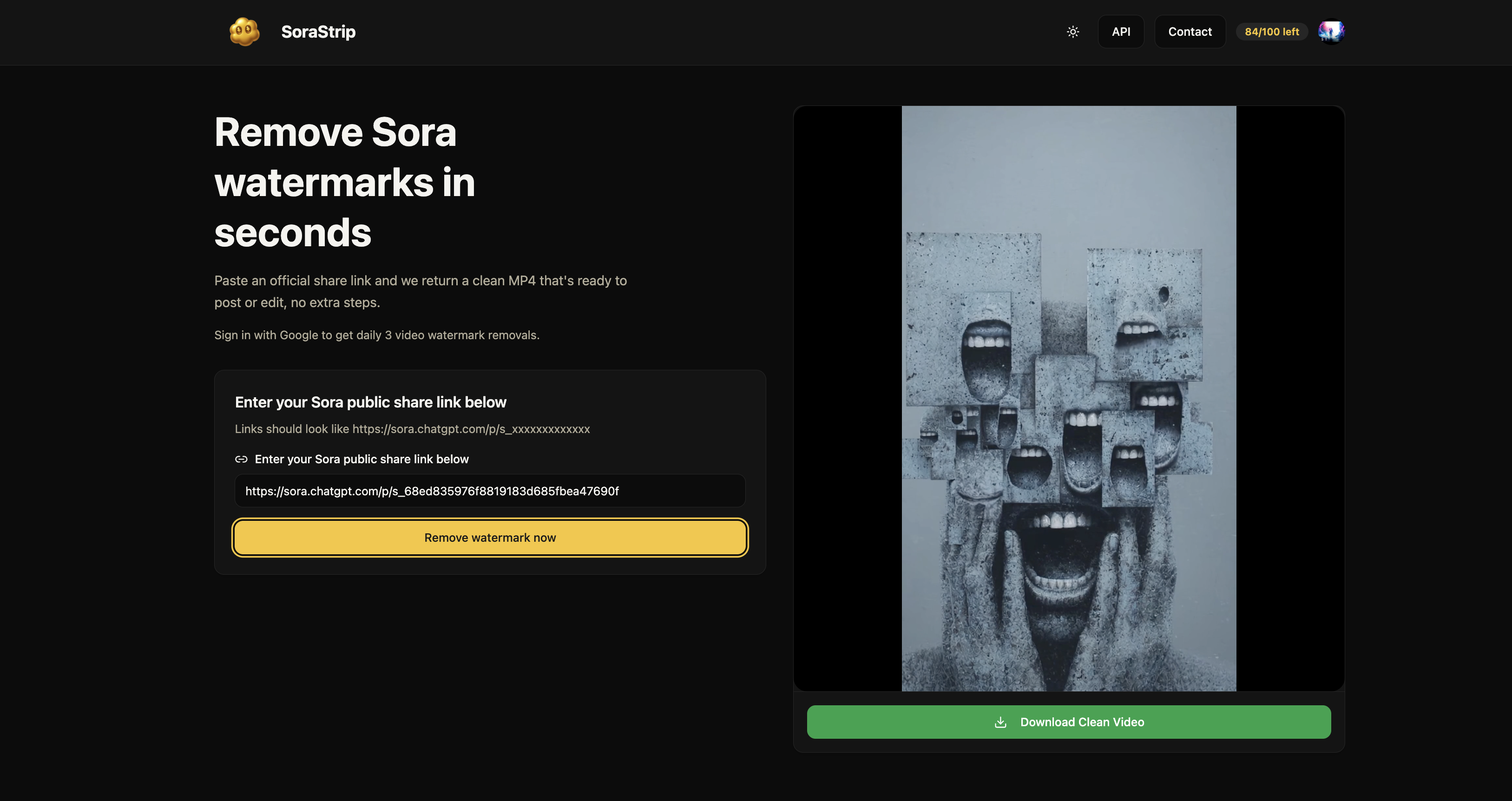 SoraStrip screenshot 2