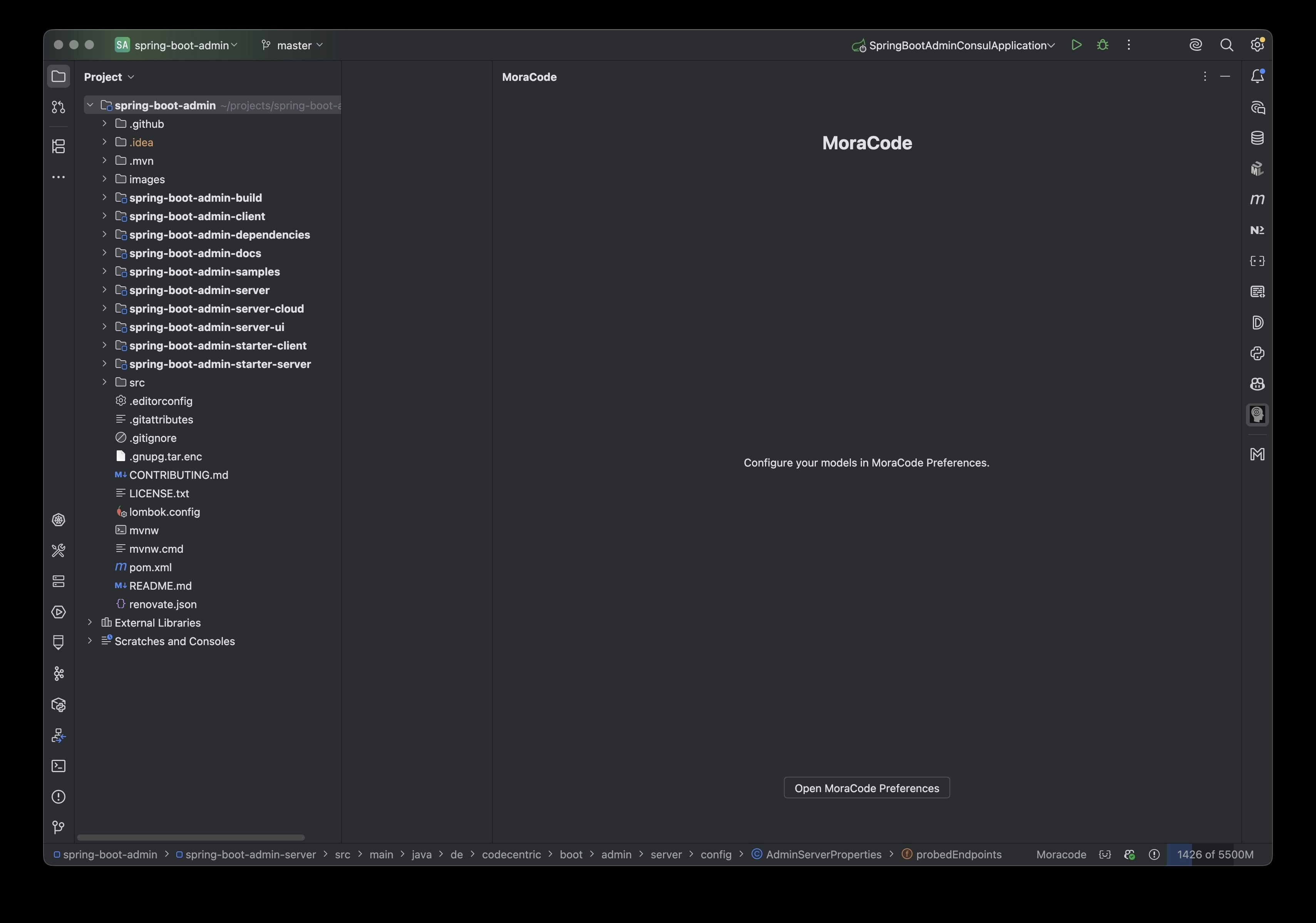 MoracodeAI assistant for large codebases screenshot 2