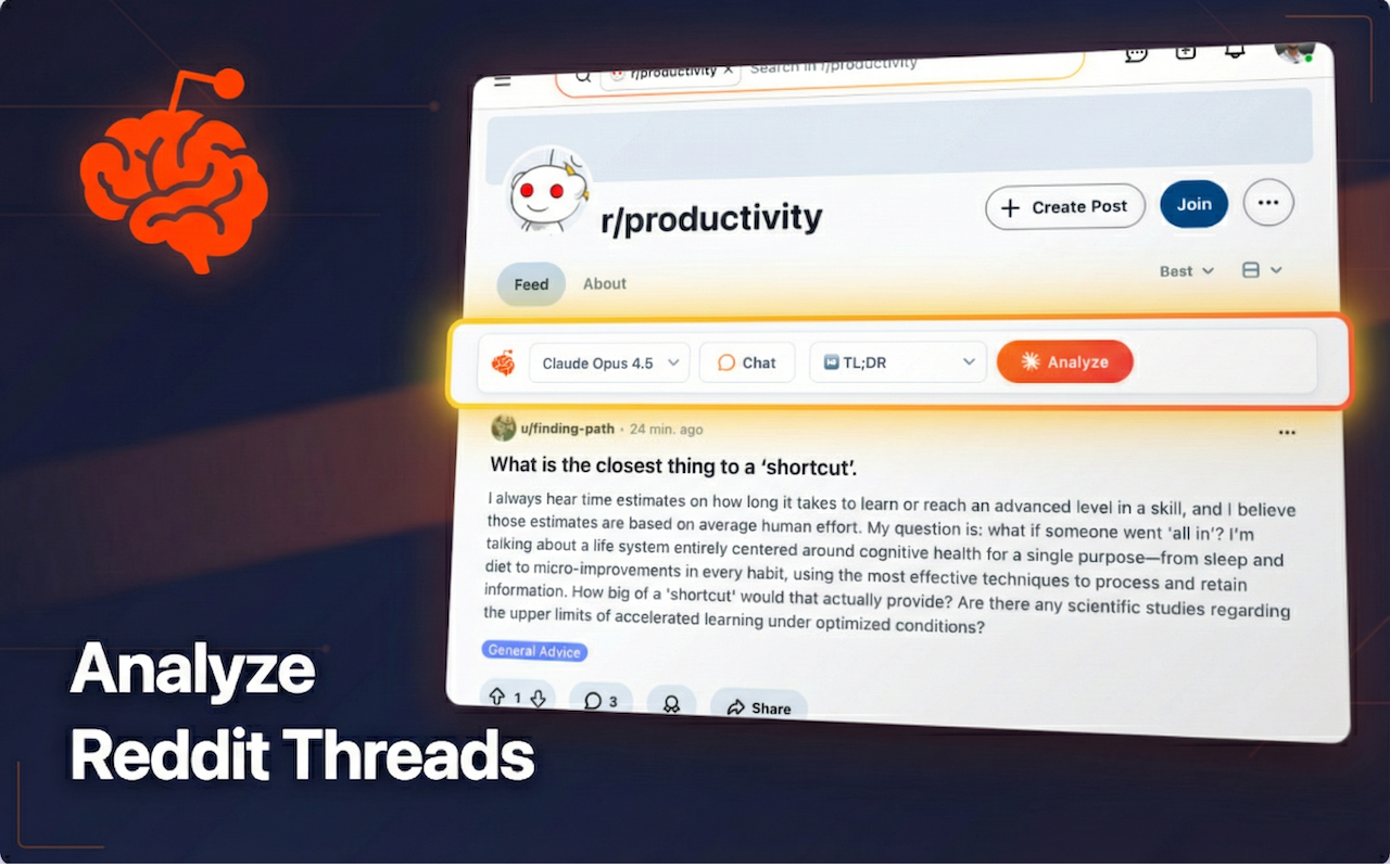 Reddit Summarizer screenshot 3