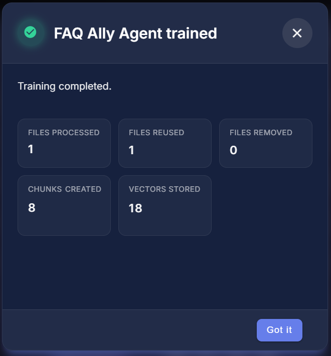 FAQ Ally screenshot 3