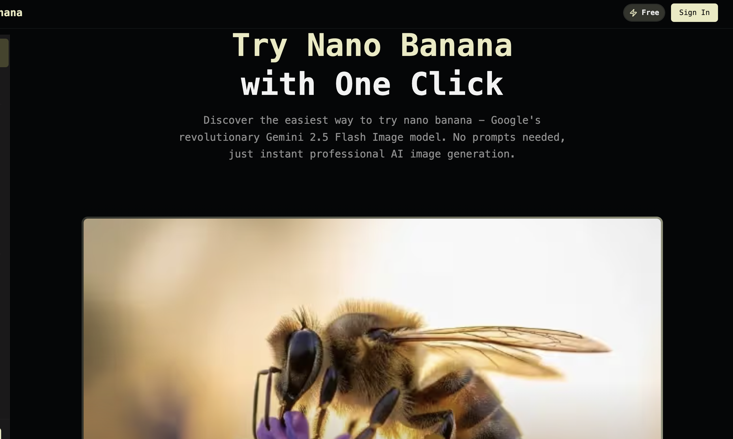 Try Nano Banana screenshot 2