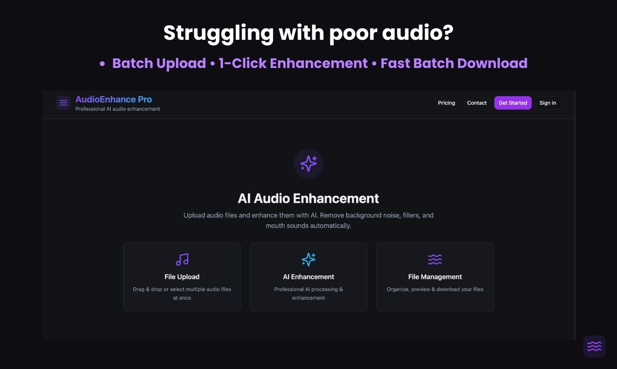 AudioEnhancePro screenshot 1