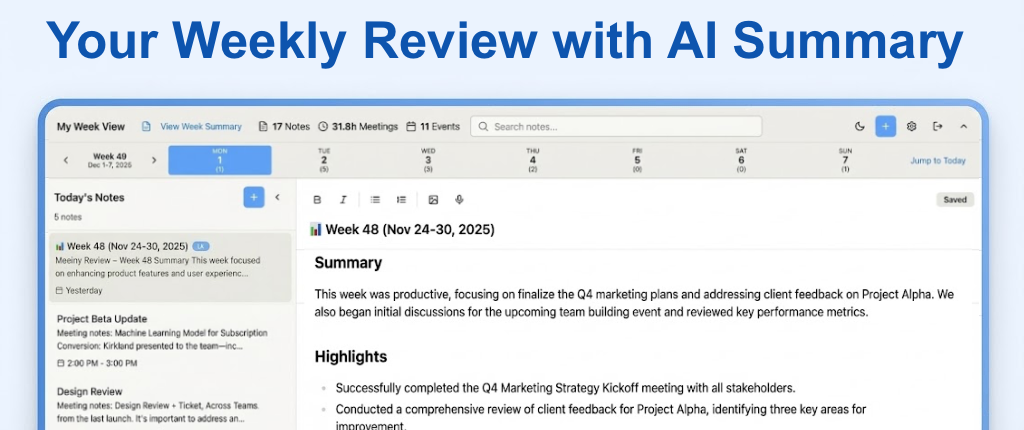 WeekLens - Weekly AI Notes screenshot 2