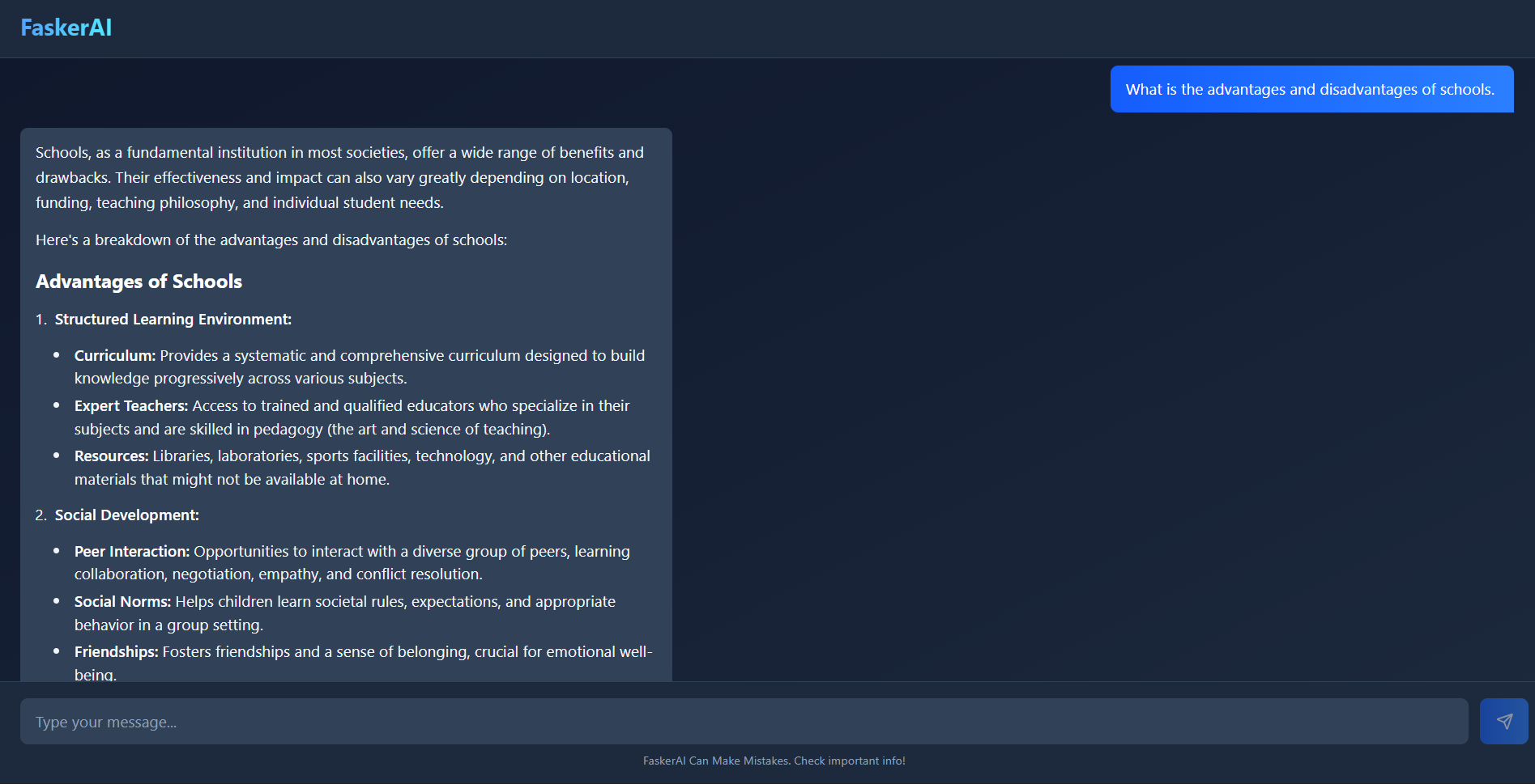 FaskerAI screenshot 2