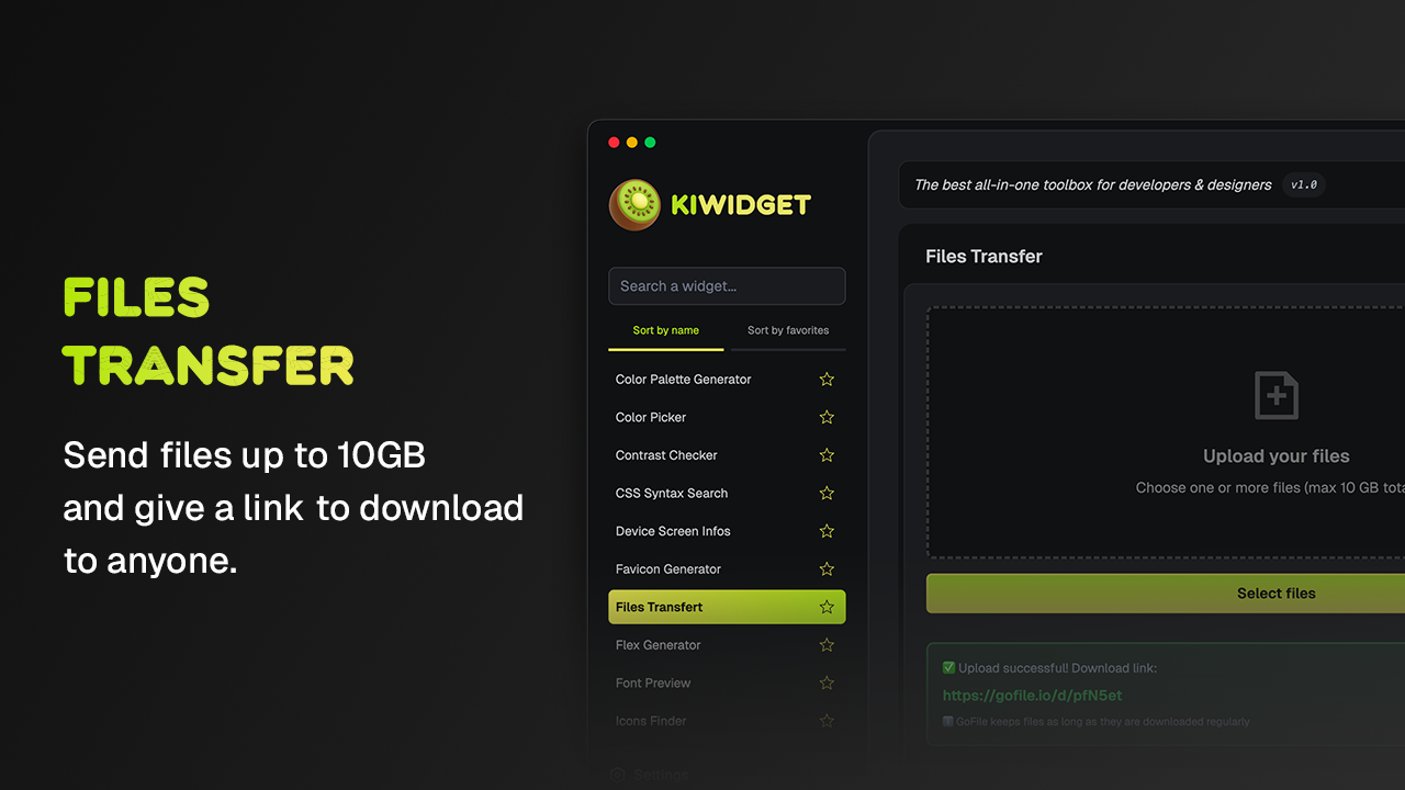 Kiwidget screenshot 6