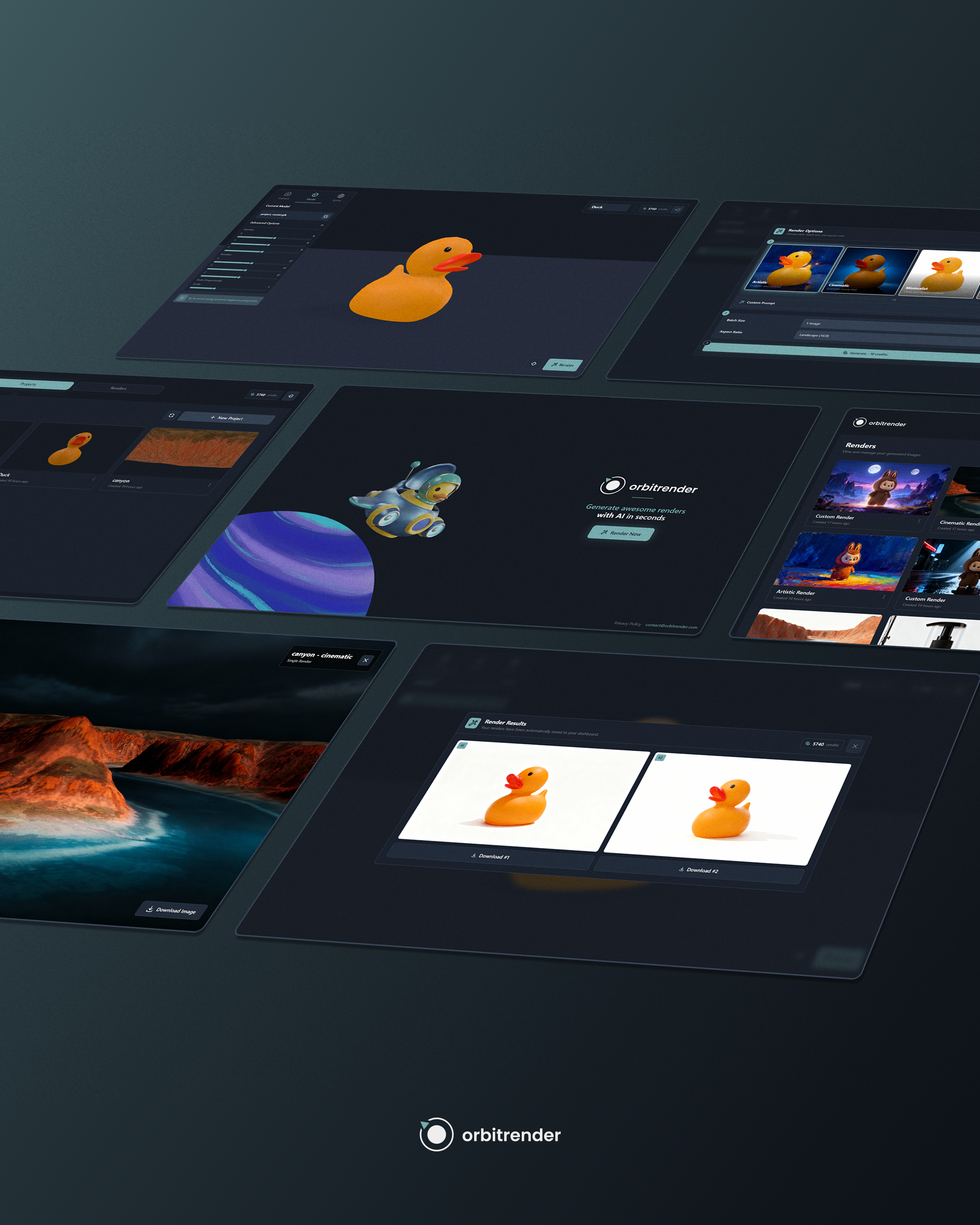 OrbitRender screenshot 2