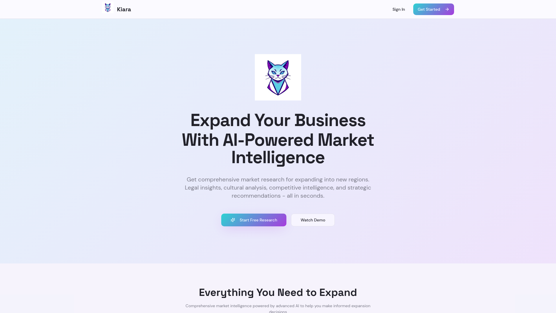 Kiara screenshot 1