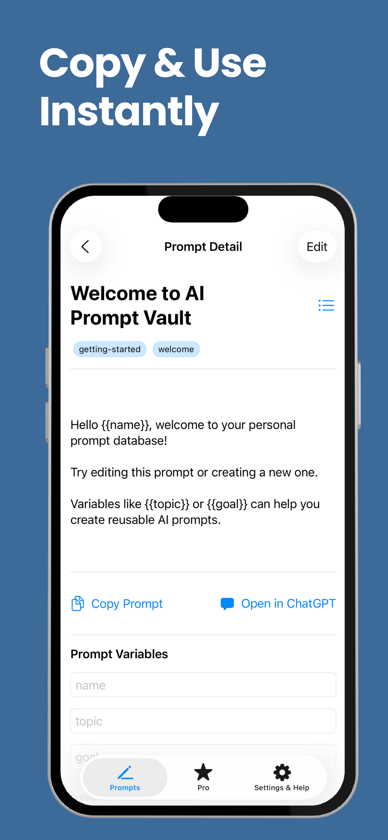 AI Prompt Vault screenshot 2