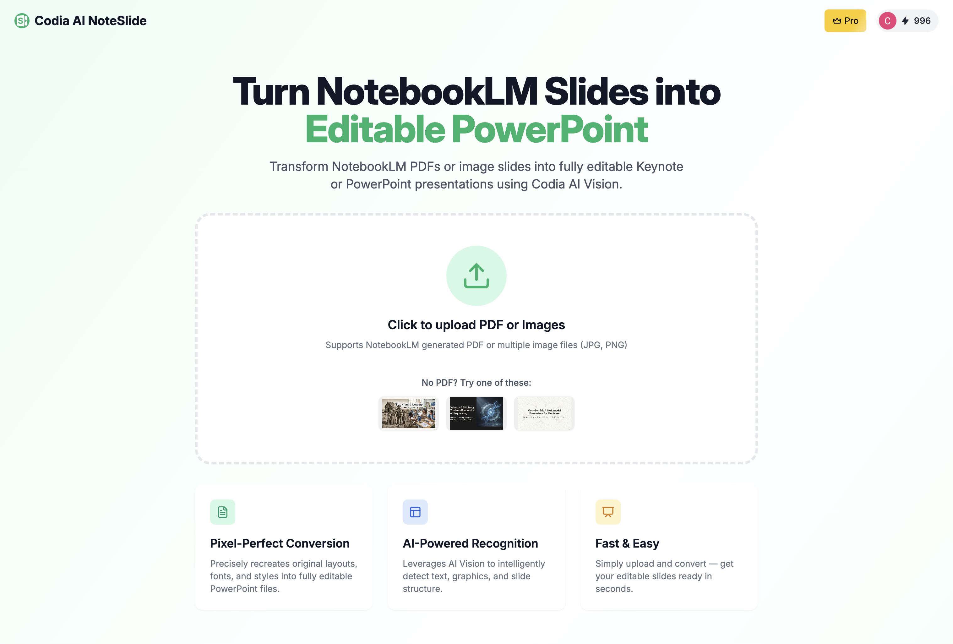 Codia AI NoteSlide screenshot 1