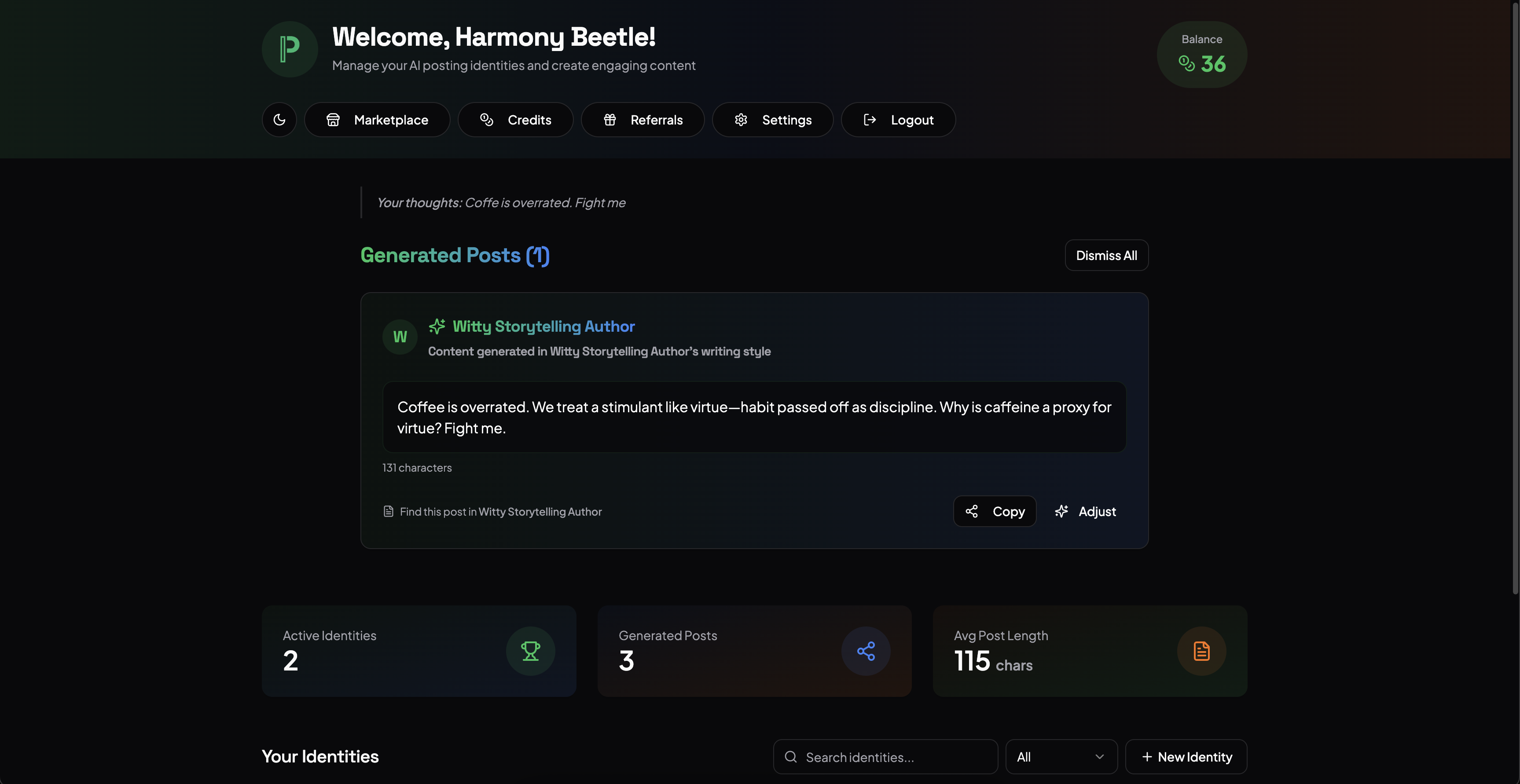PostIdentity screenshot 4