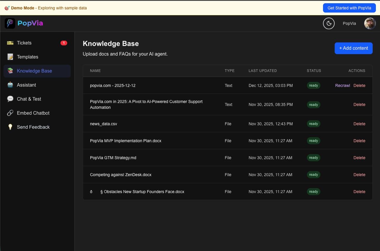 PopVia screenshot 3