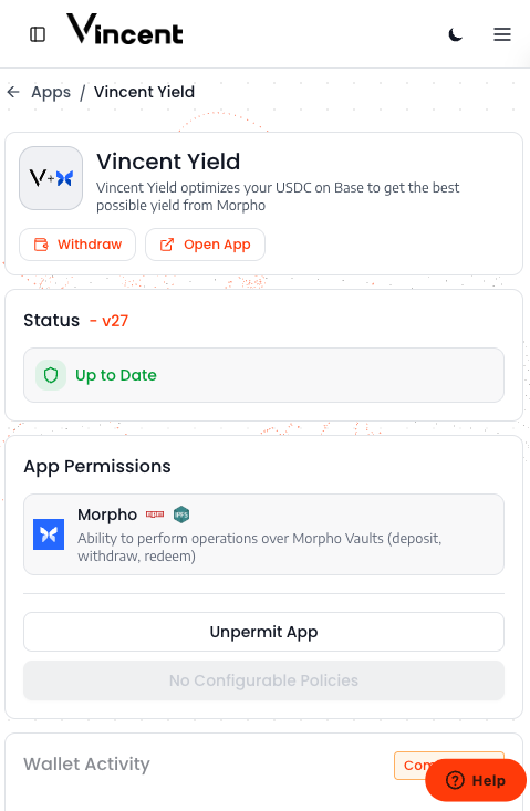 Vincent on Lit Protocol screenshot 3