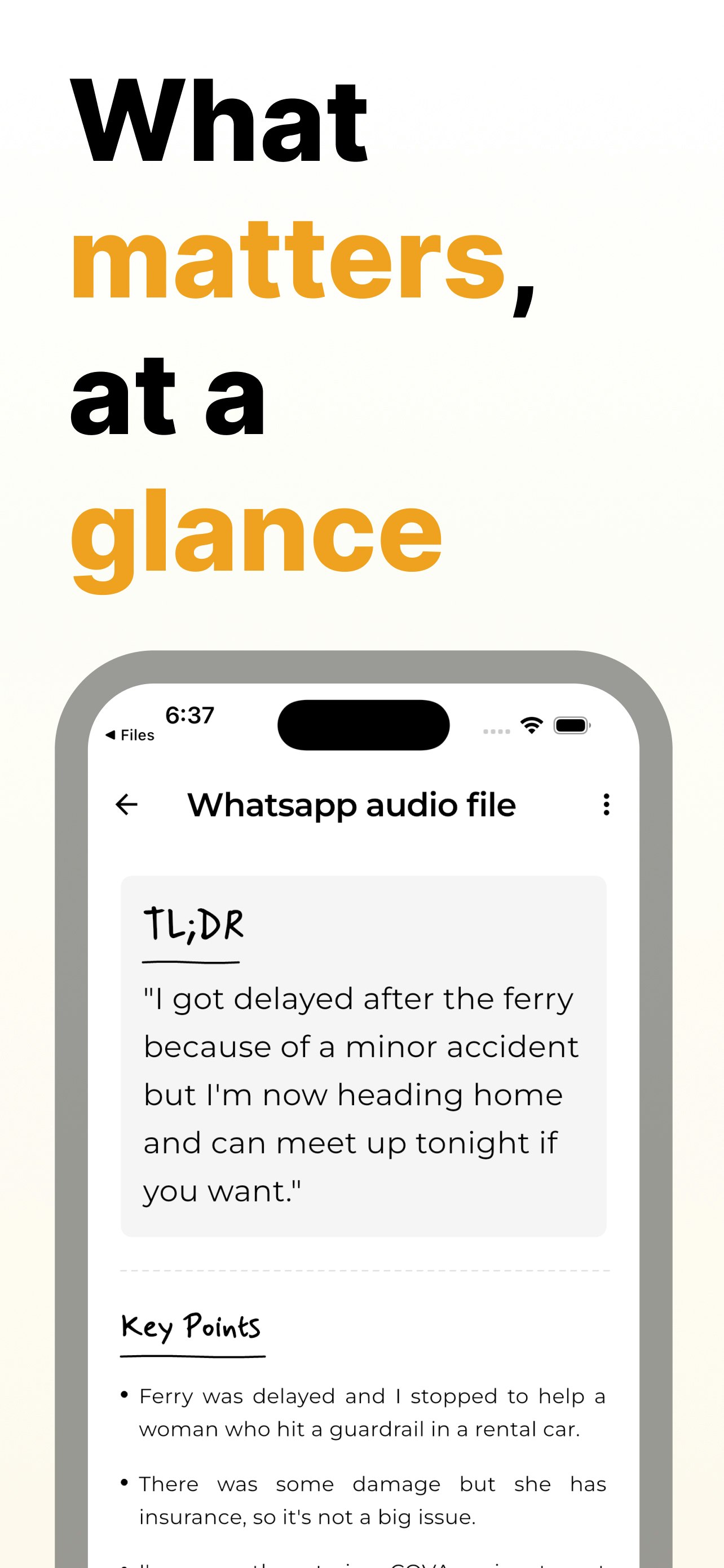 TLDRify: Summarize Voice Notes screenshot 4