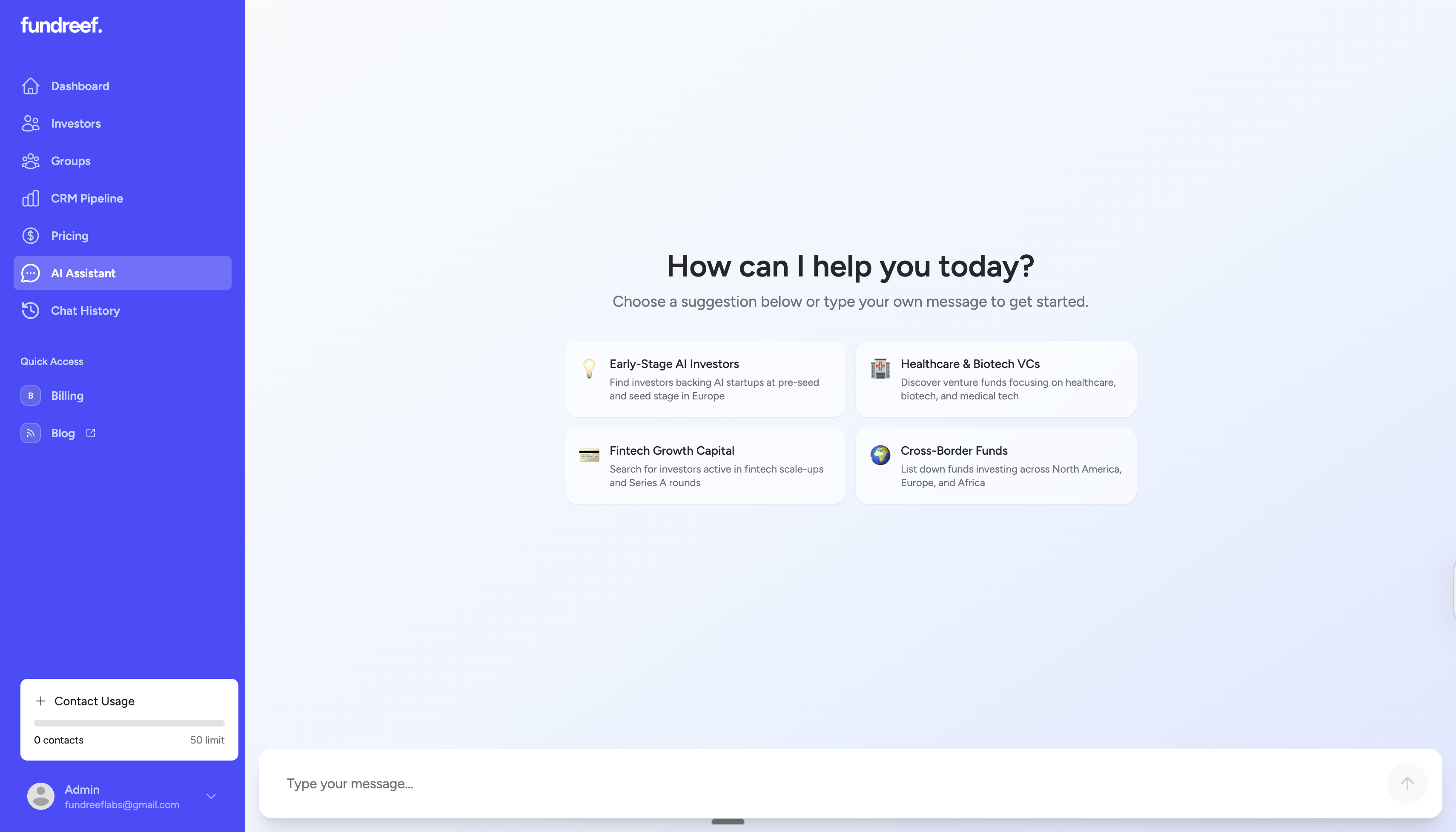Fundreef screenshot 2