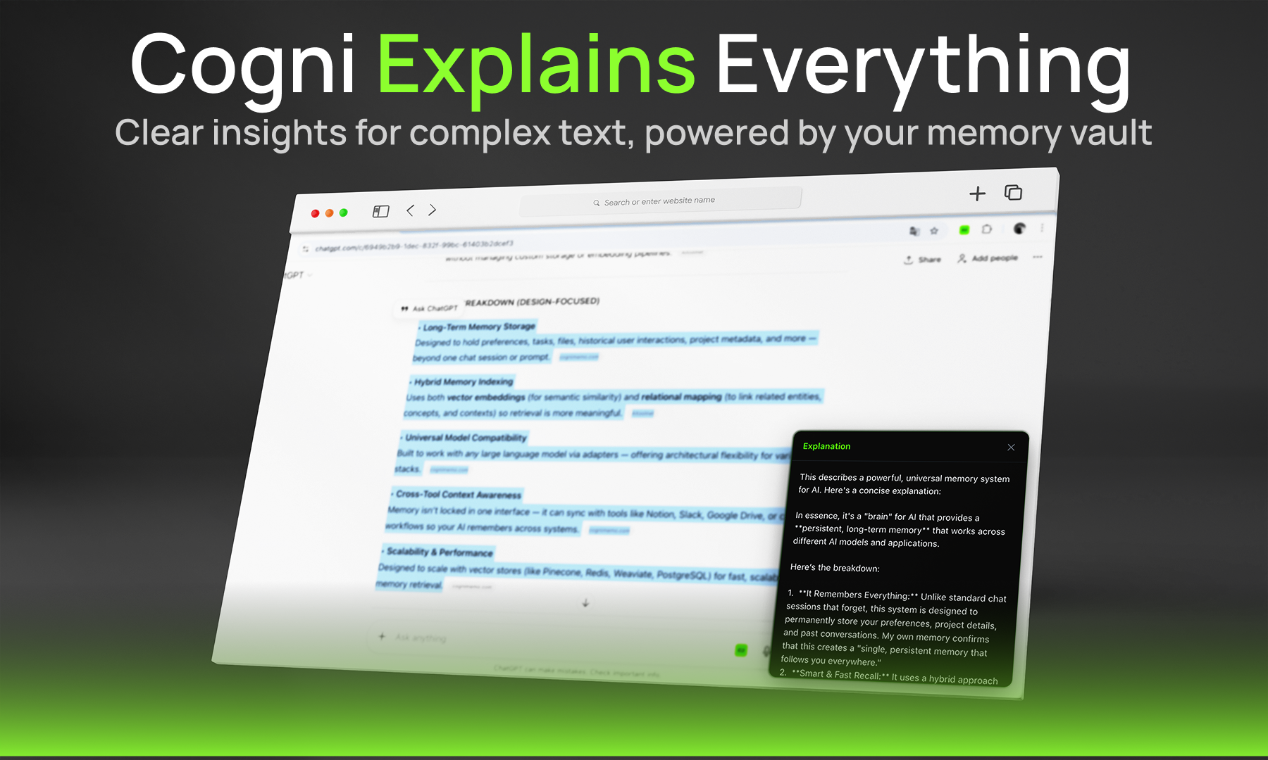 CogniMemo Extension screenshot 7