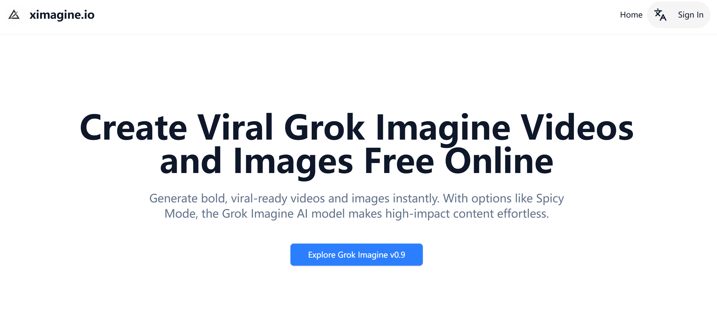 XImagine.io:Grok Imagine Video Generator screenshot 1