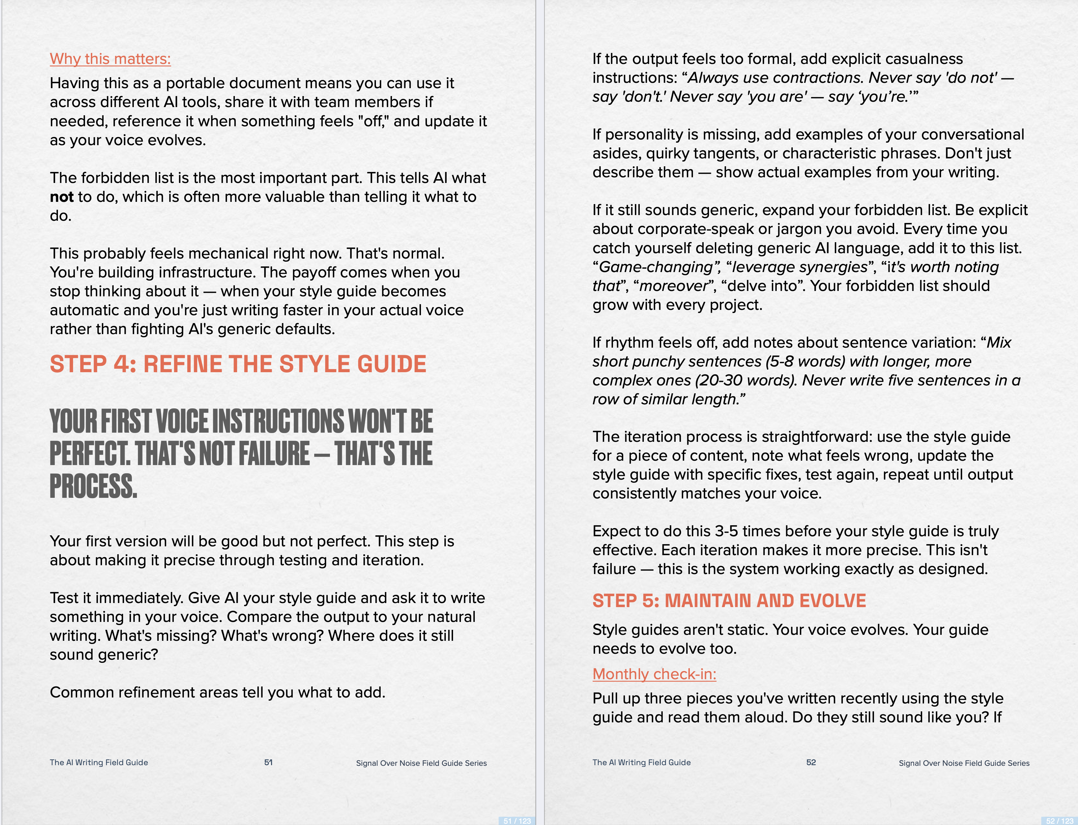 The AI Writing Field Guide screenshot 1