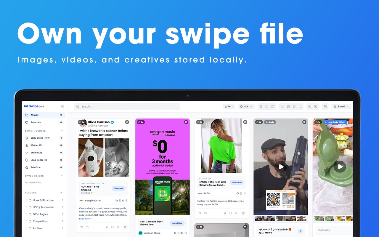 Ad Swipe Local screenshot 4