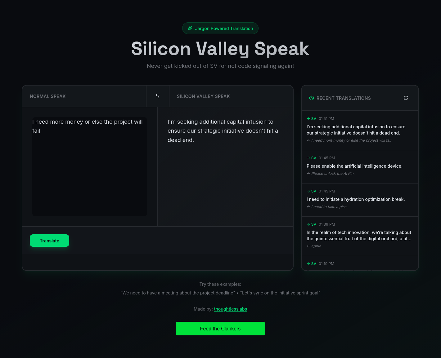 Silicon Valley Speak screenshot 1