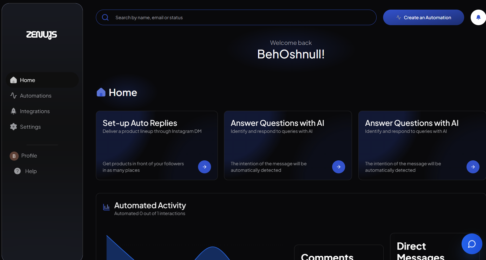 Zenus screenshot 2