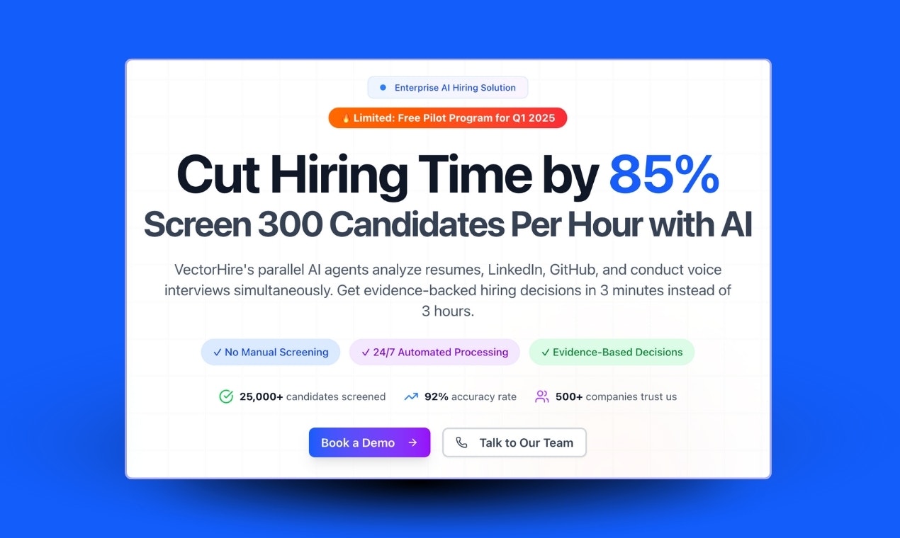 VectorHire By Cognilium screenshot 2