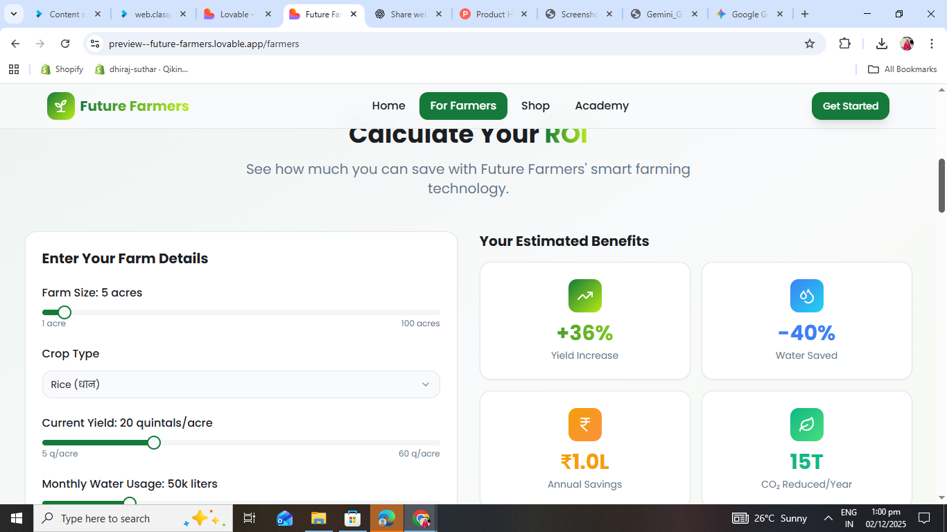 Future Farmers....by dhiraj screenshot 2