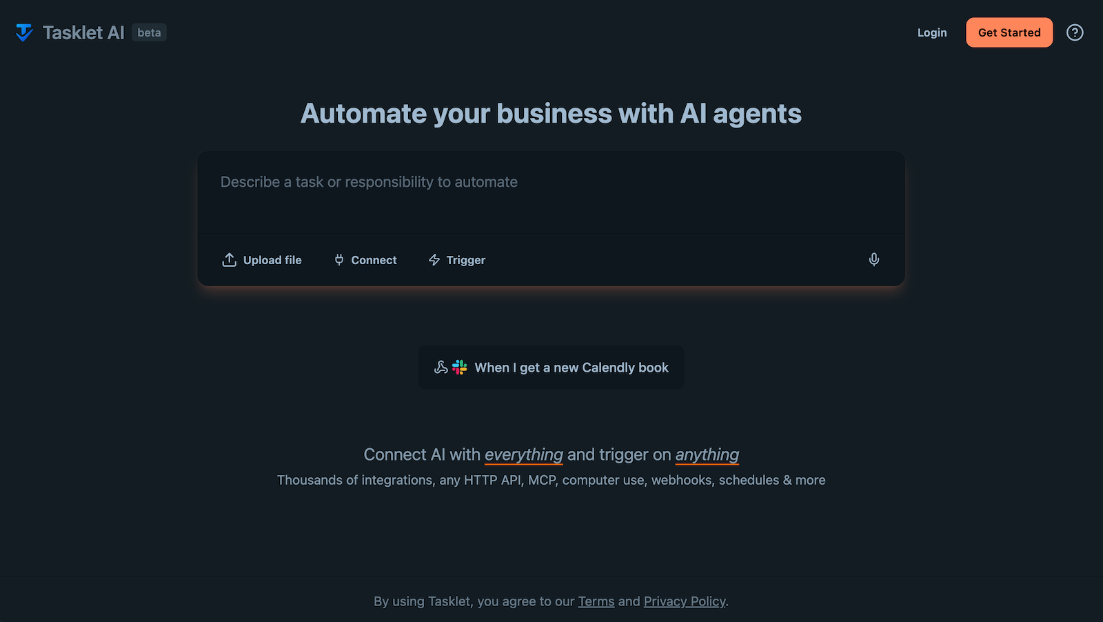 Tasklet screenshot 1