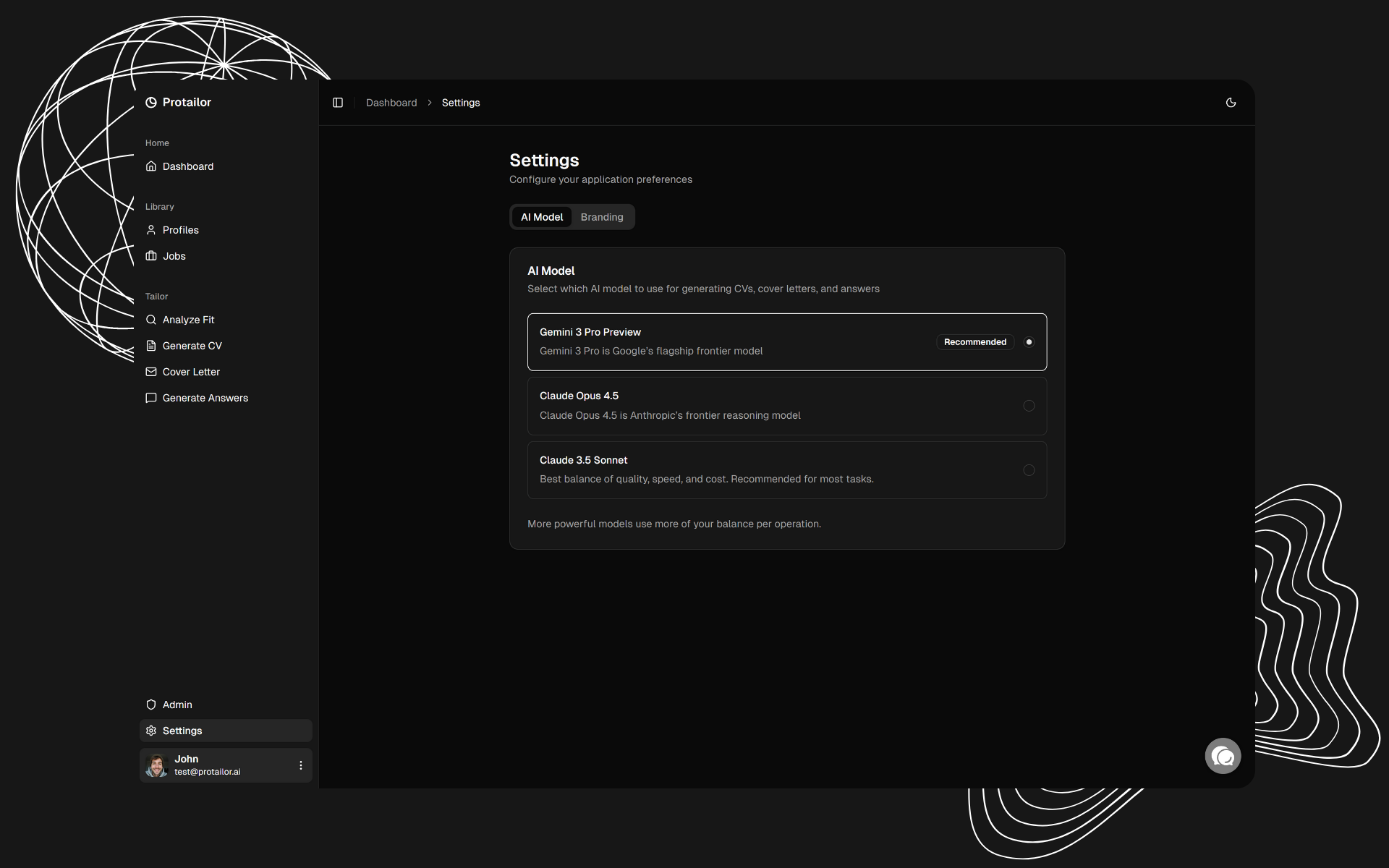 Protailor screenshot 14