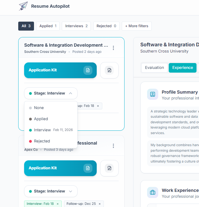 Resume Autopilot screenshot 4