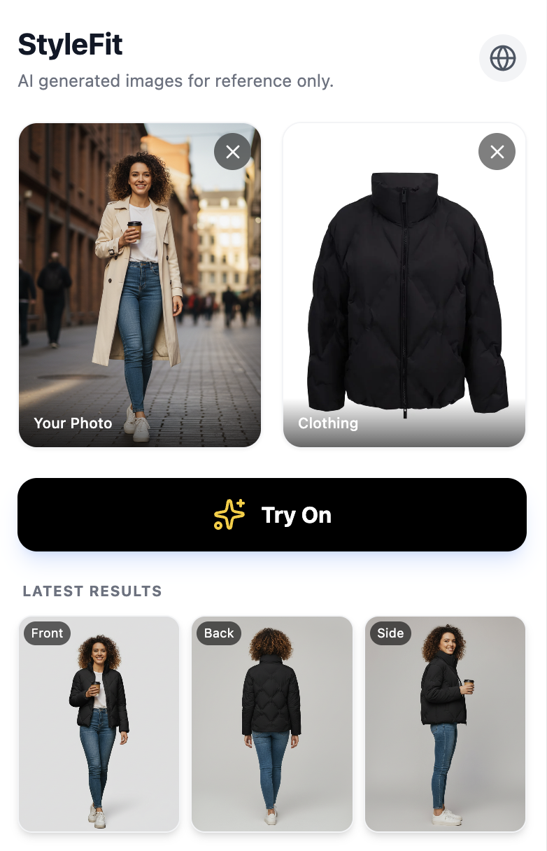 StyleFit AI screenshot 1