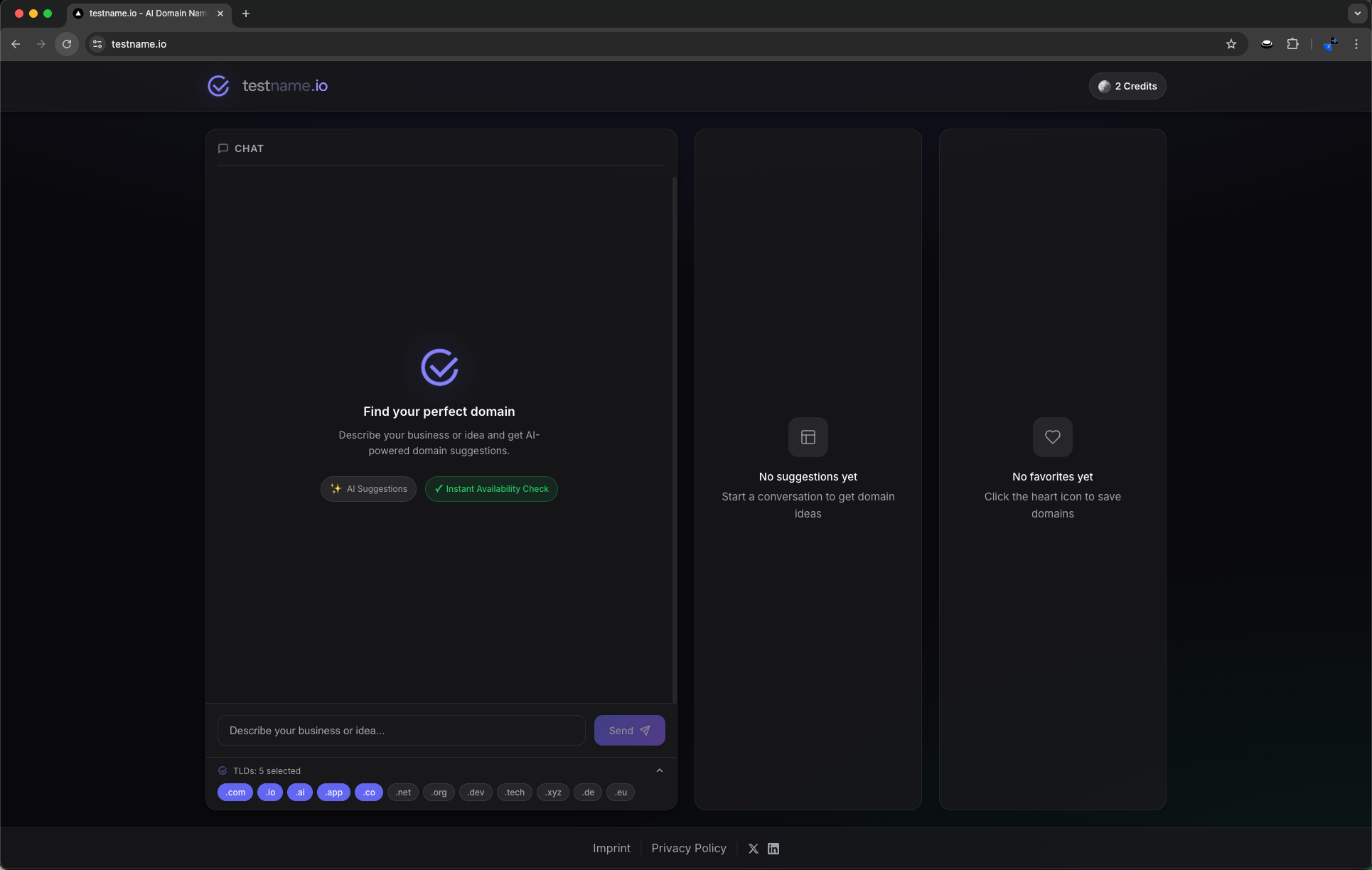 testname.io screenshot 2
