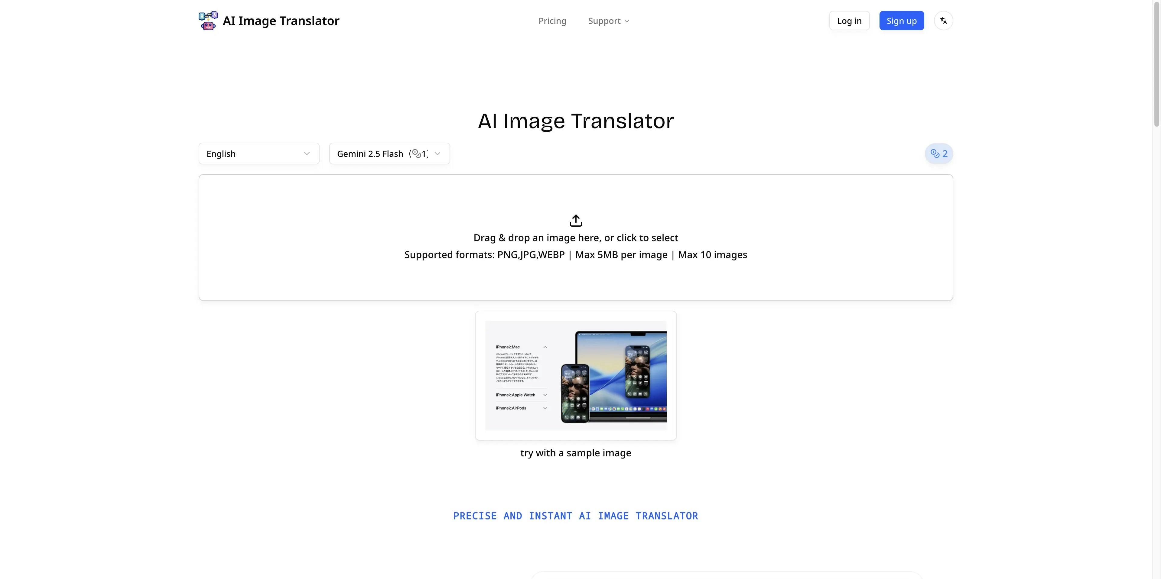 AI Image Translator screenshot 1