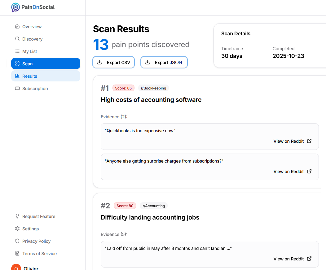 PainOnSocial.com screenshot 2