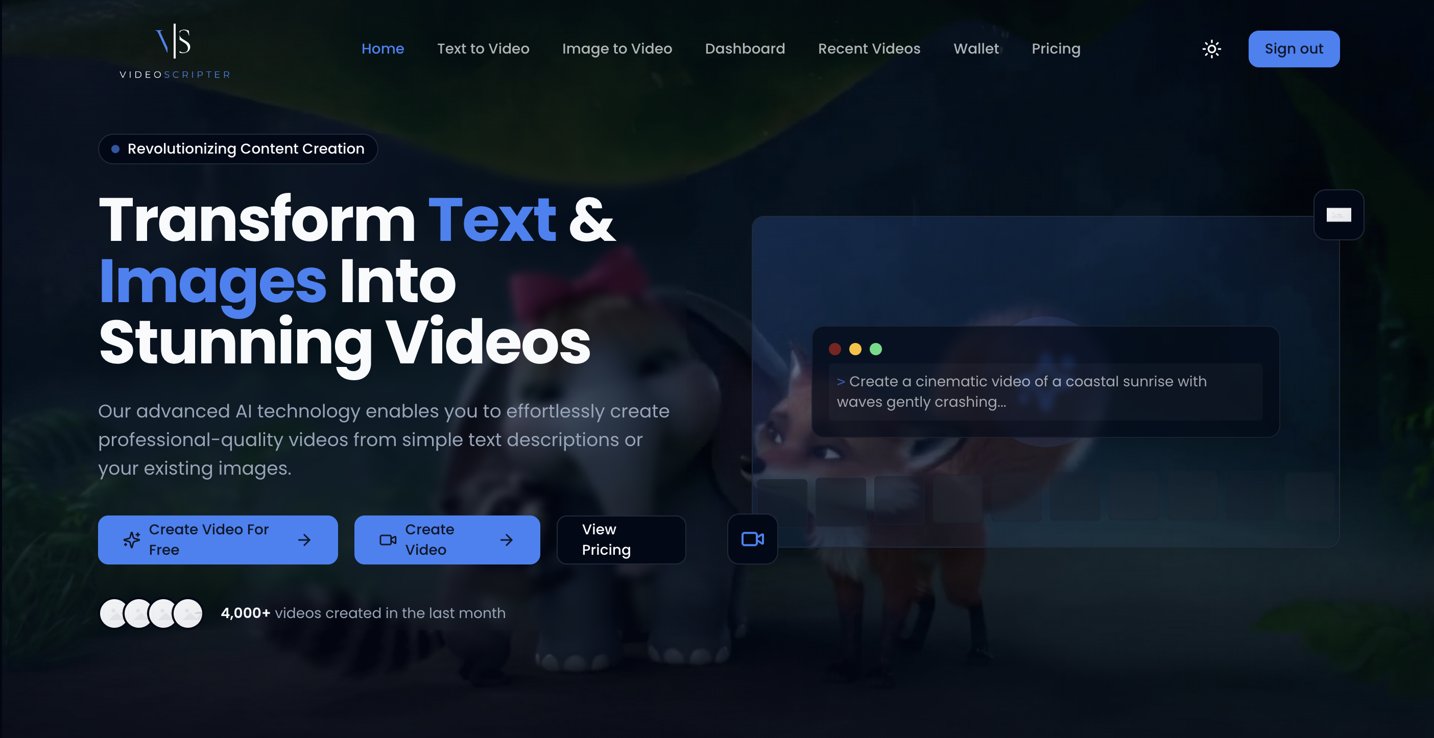 VideoScripter screenshot 1