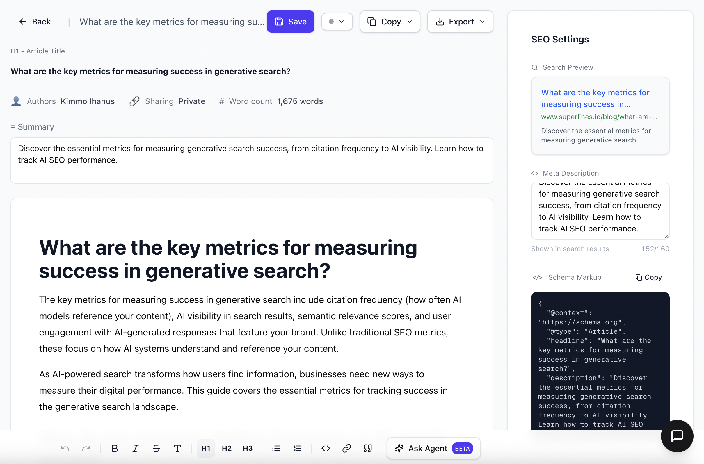 Superlines AI Search Platform screenshot 8