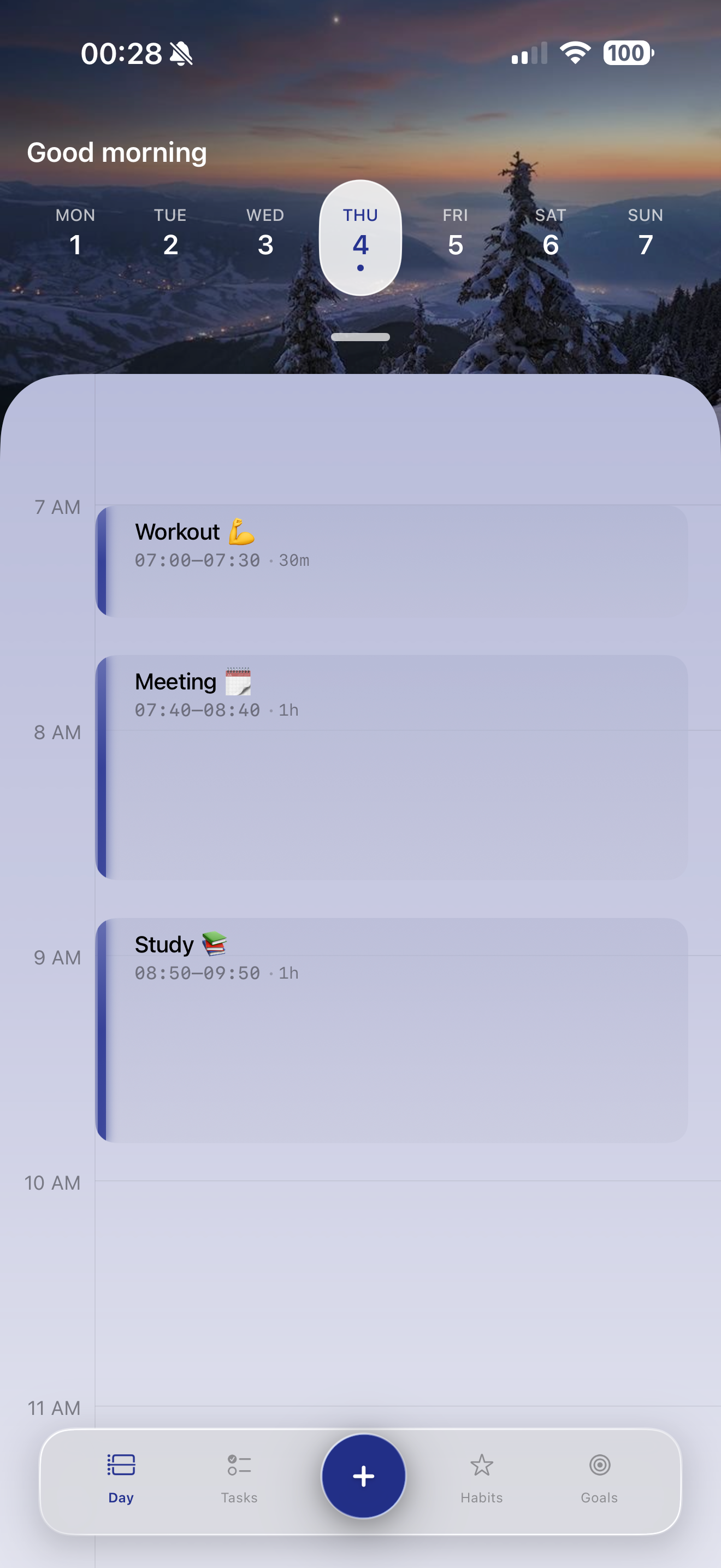 Planwise screenshot 2