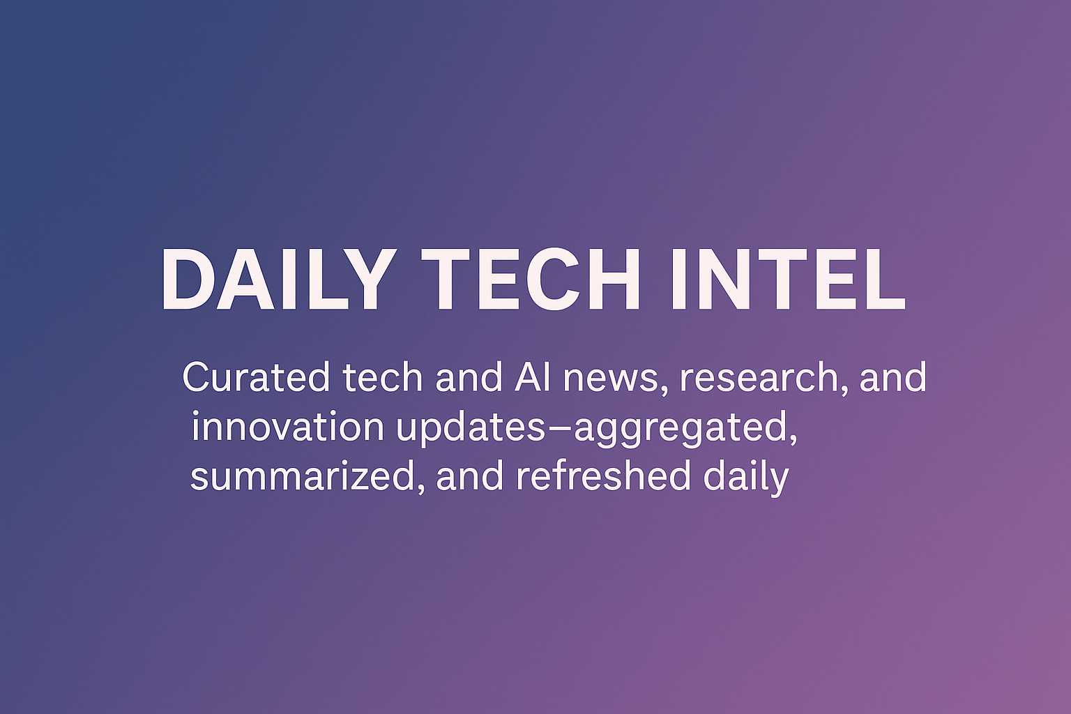 Tech Intel Daily screenshot 3