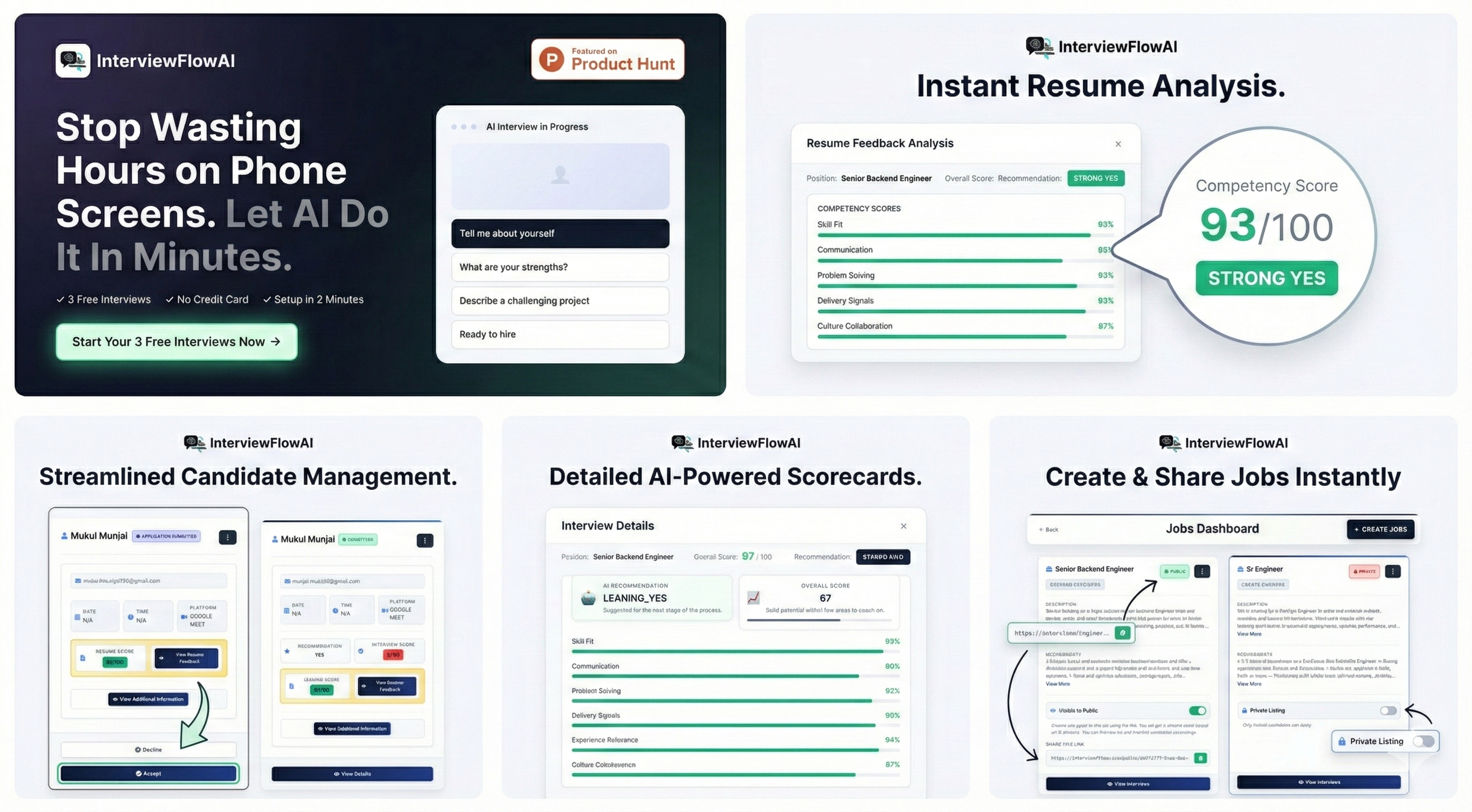 InterviewFlowAI - AI Interviews screenshot 1